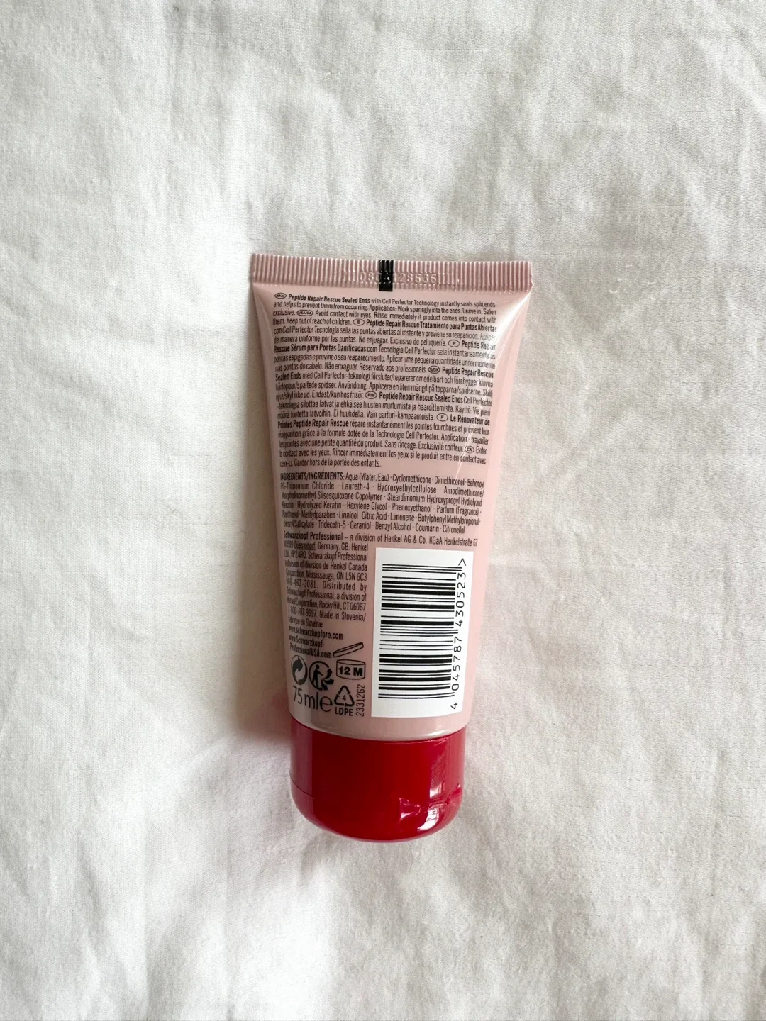 New Schwarzkopf Professional Peptide Repair For Damaged Ends image indicator(3)