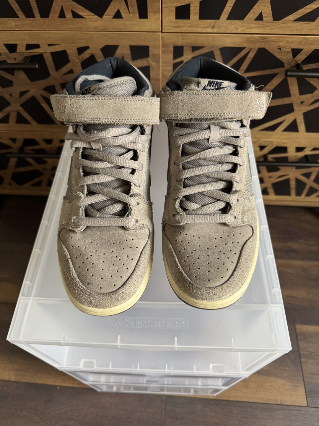 Nike SB Dunk Mid Grey Size 12 - photo 2