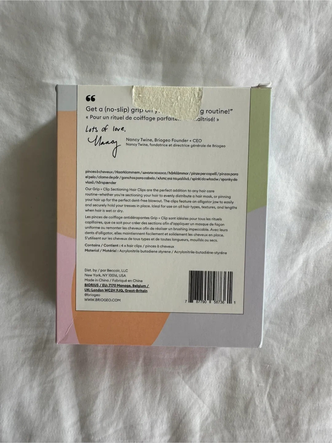 New Briogeo grip + clip sectioning hair clips image indicator(6)
