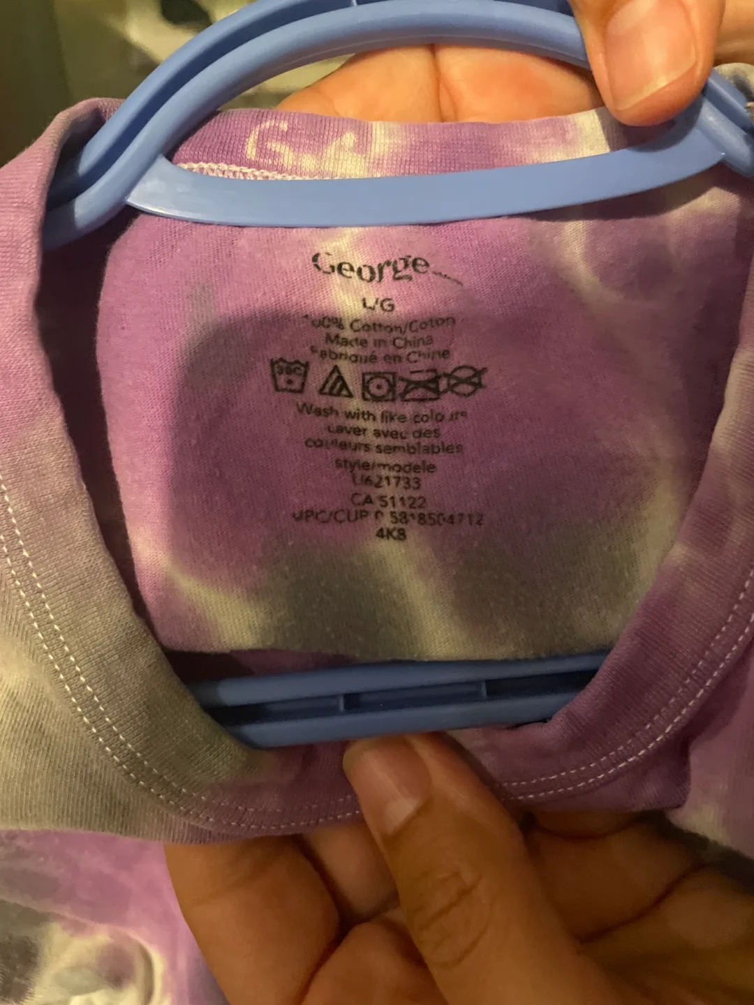 George Tie Dye T-Shirt - Size L image indicator(3)