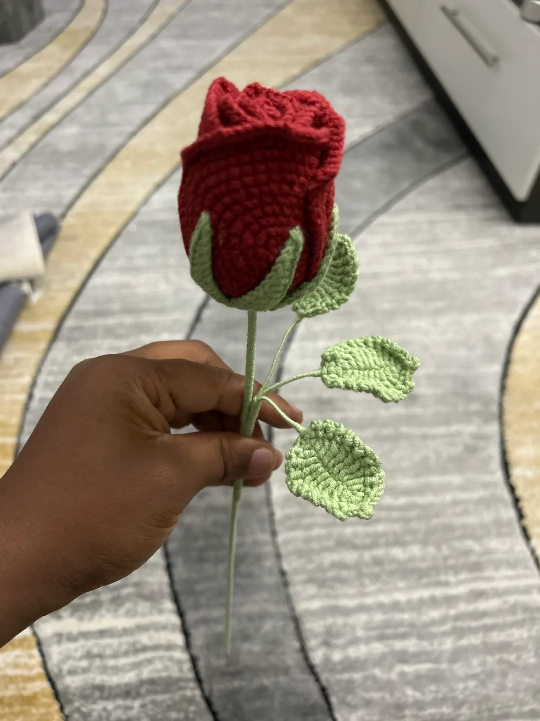 Crocheted Rose - Handmade thumbnail