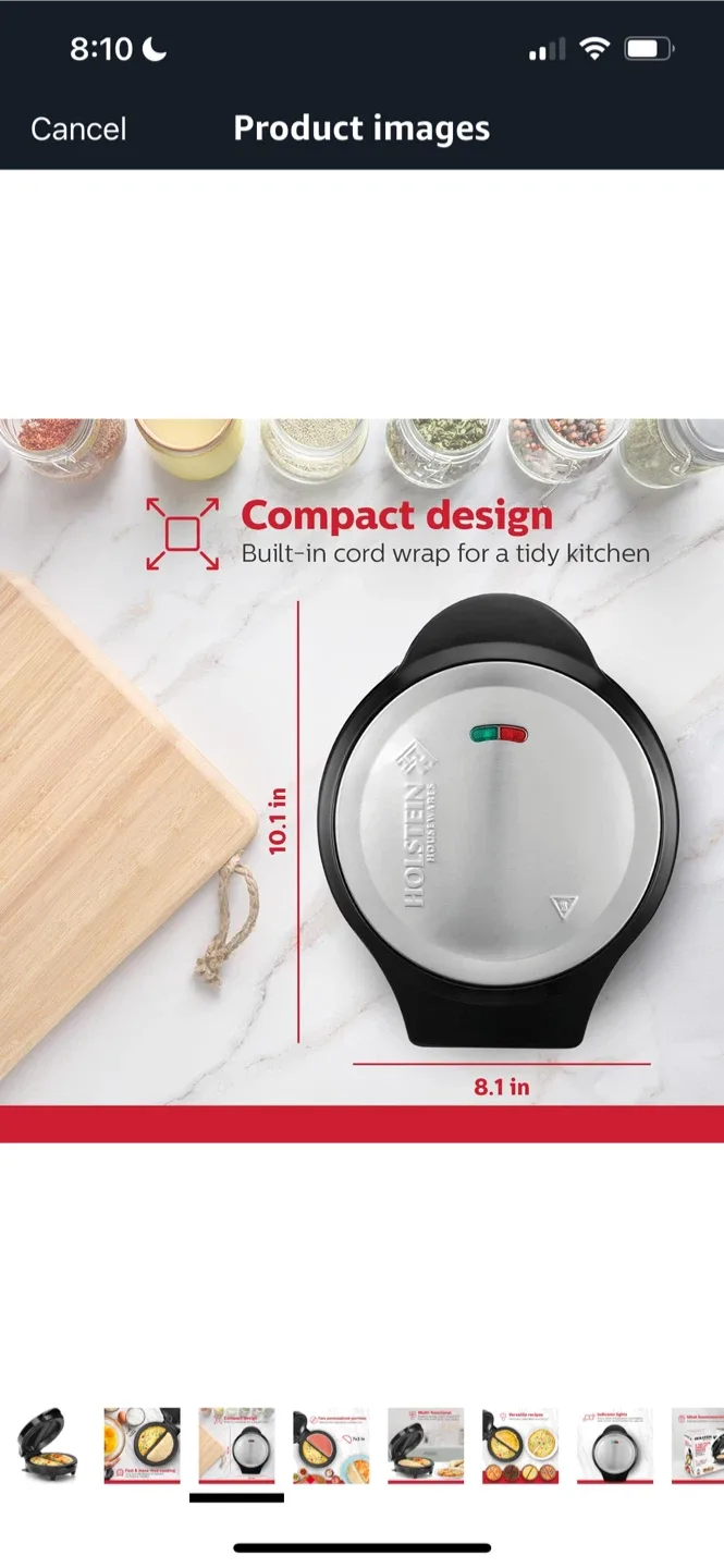 Holstein Housewares Omelette Maker image indicator(3)