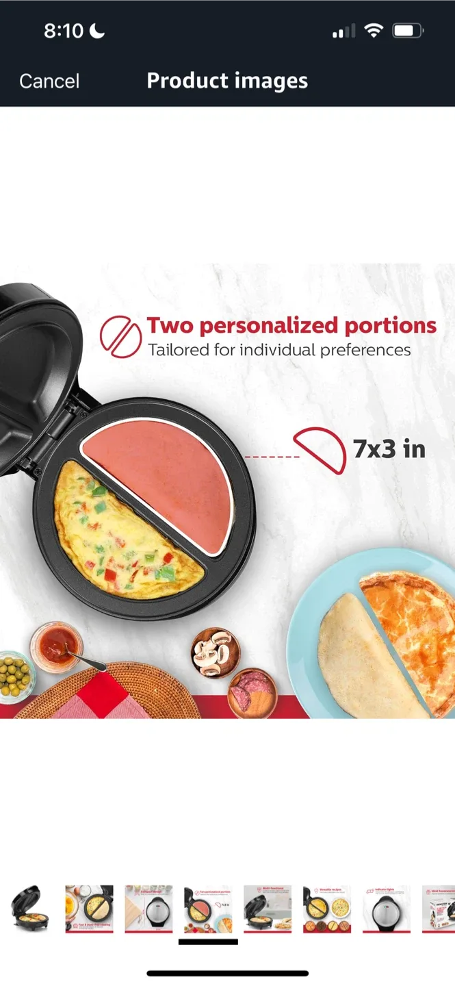 Holstein Housewares Omelette Maker image indicator(4)