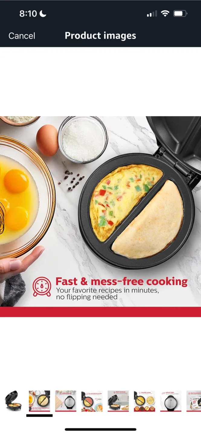 Holstein Housewares Omelette Maker image indicator(2)