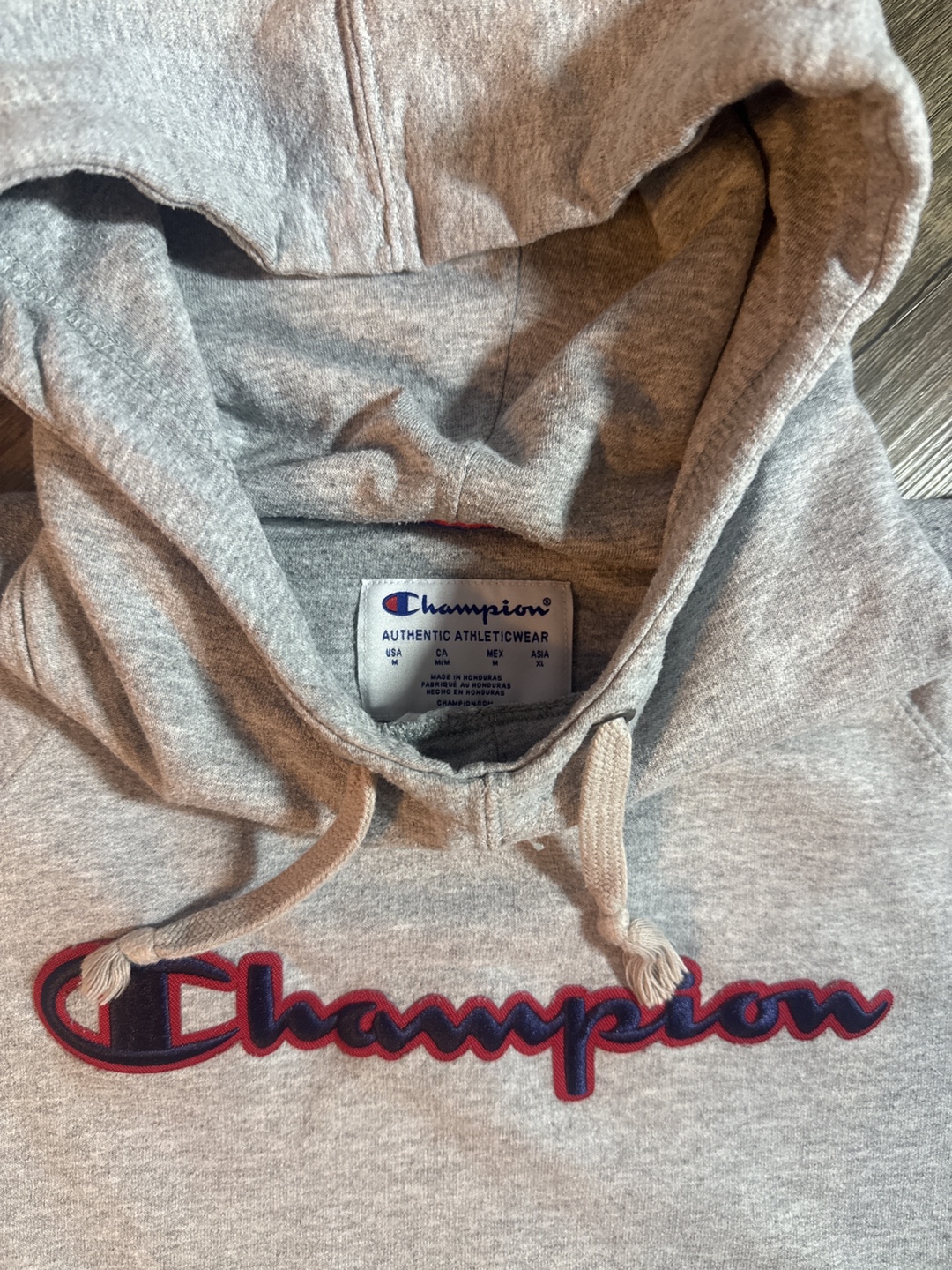 Champion Hoodie - Size M - Gray - photo 2