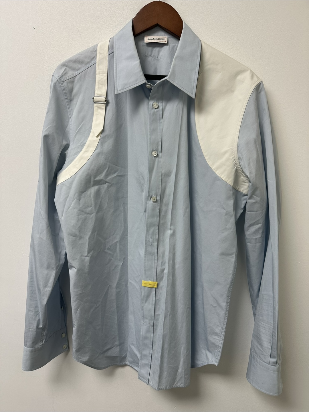 Alexander McQueen Light Blue Shirt