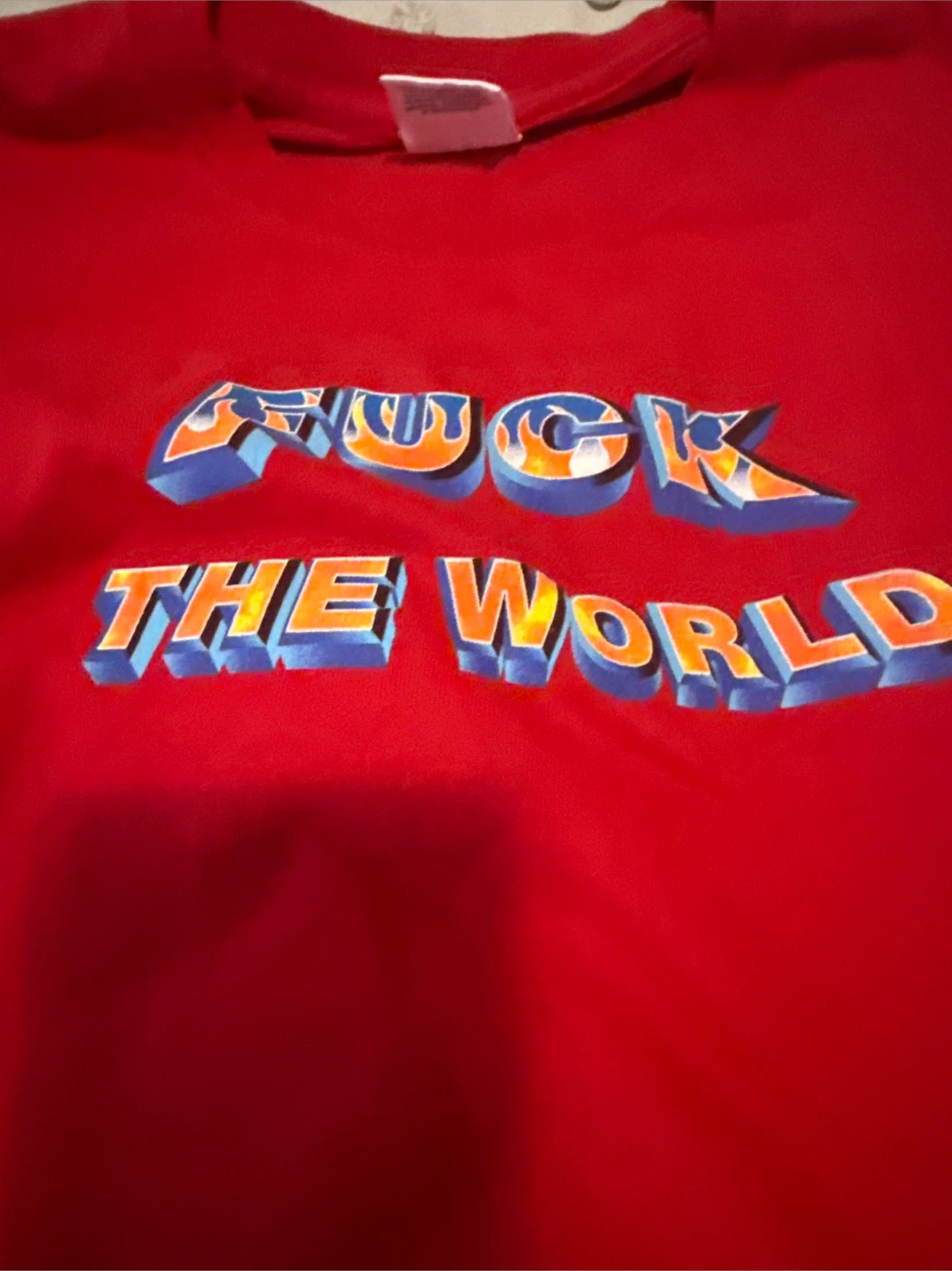 Supreme Red Long Sleeve T-Shirt XL