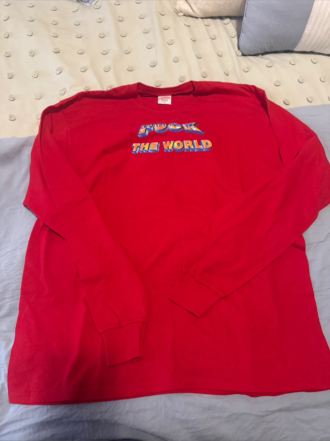 Supreme Red Long Sleeve T-Shirt XL - photo 2