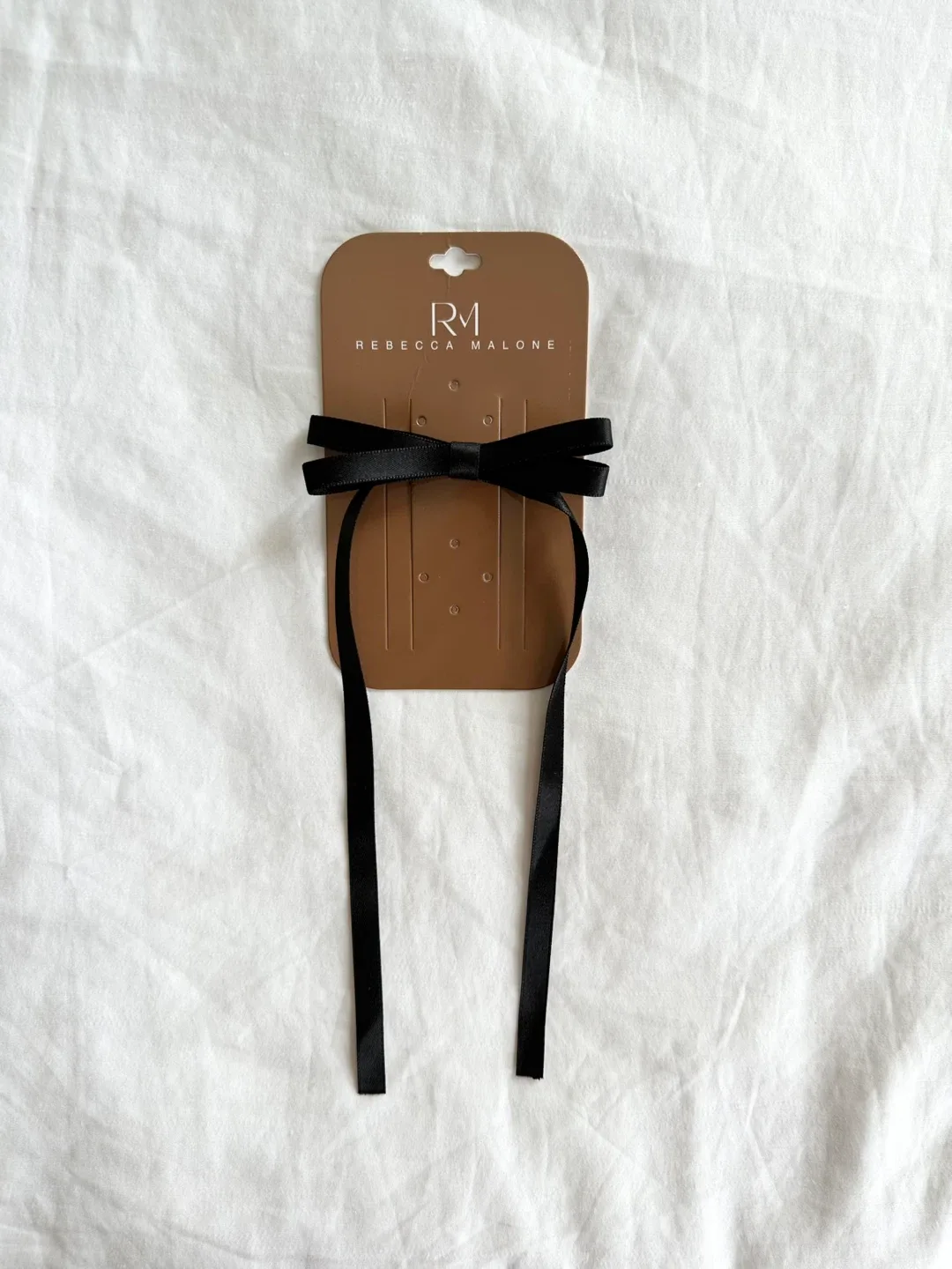 New Rebecca Malone Black Bow Hair Clip image indicator(2)