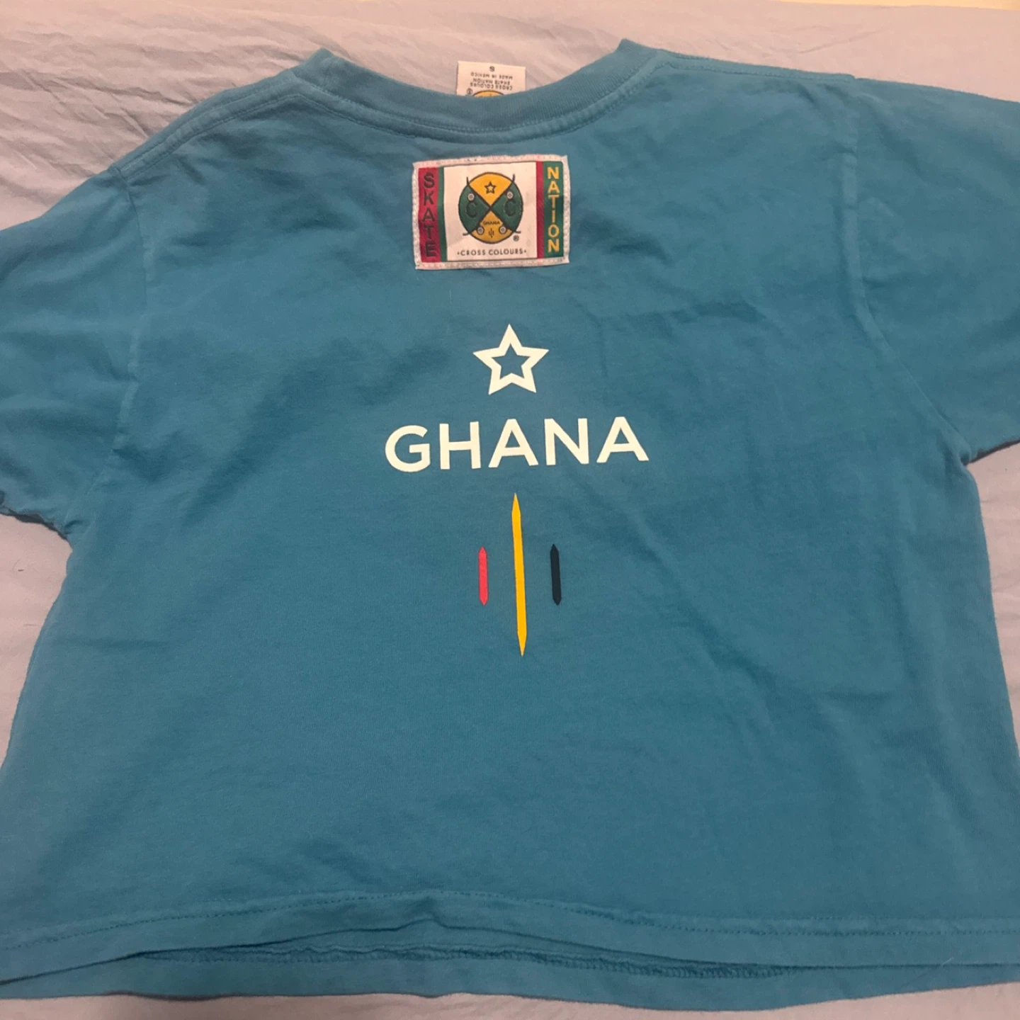 Cross Colours Skate Nation Crop Top - Size S - photo 2
