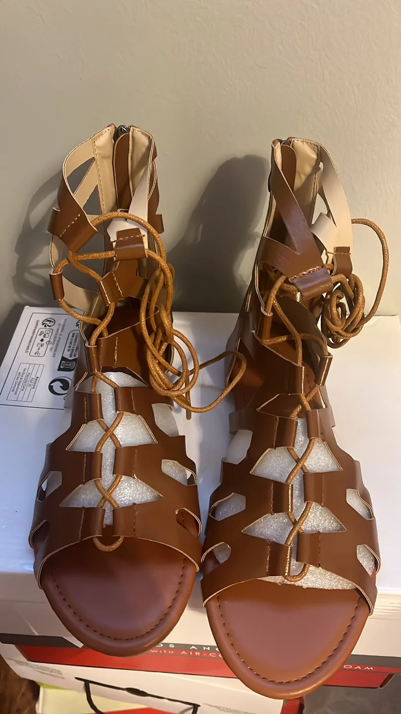 Brown Gladiator Sandals thumbnail