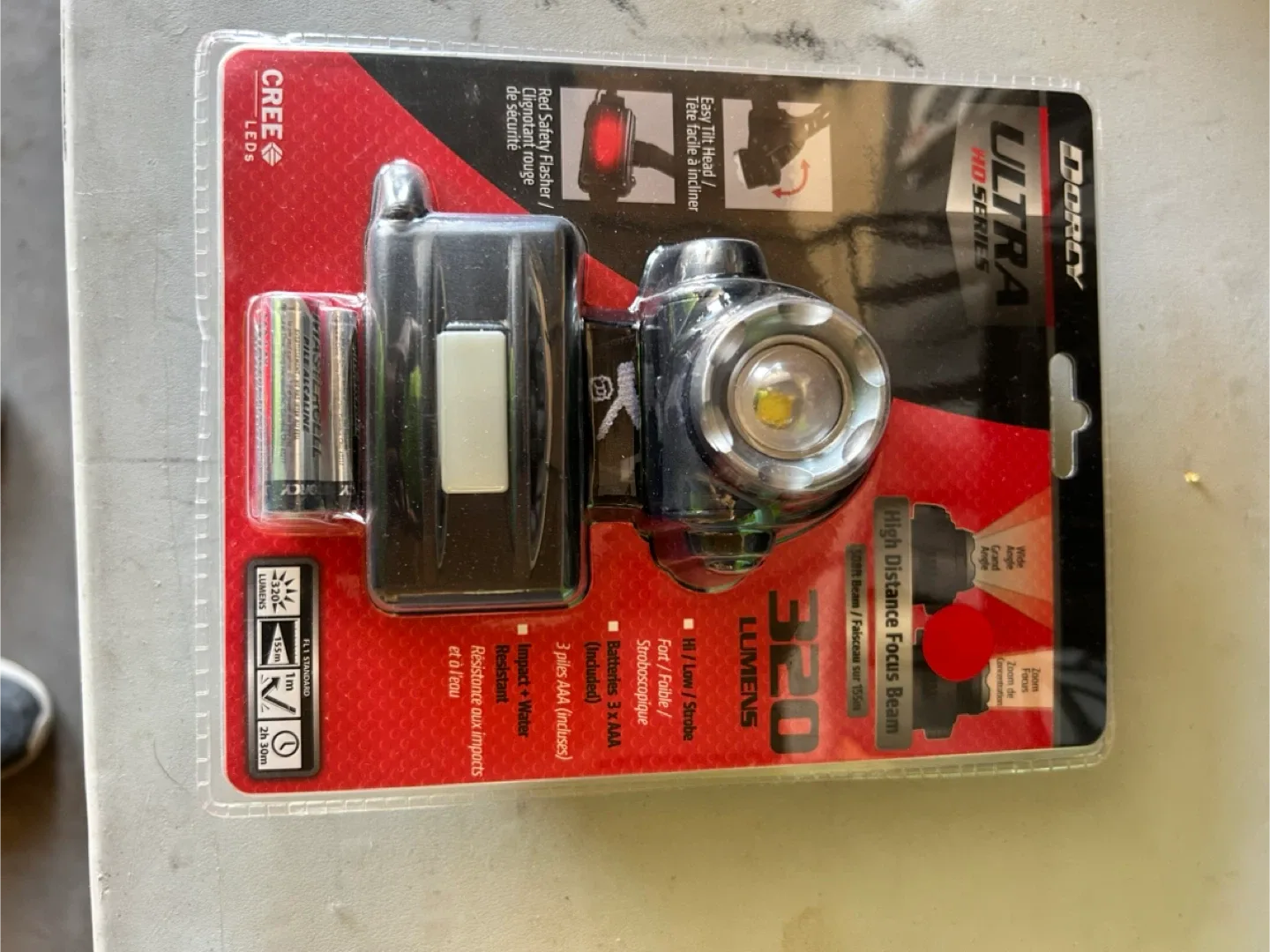 Dorcy Ultra HD Series 320 Lumens Headlamp - New thumbnail
