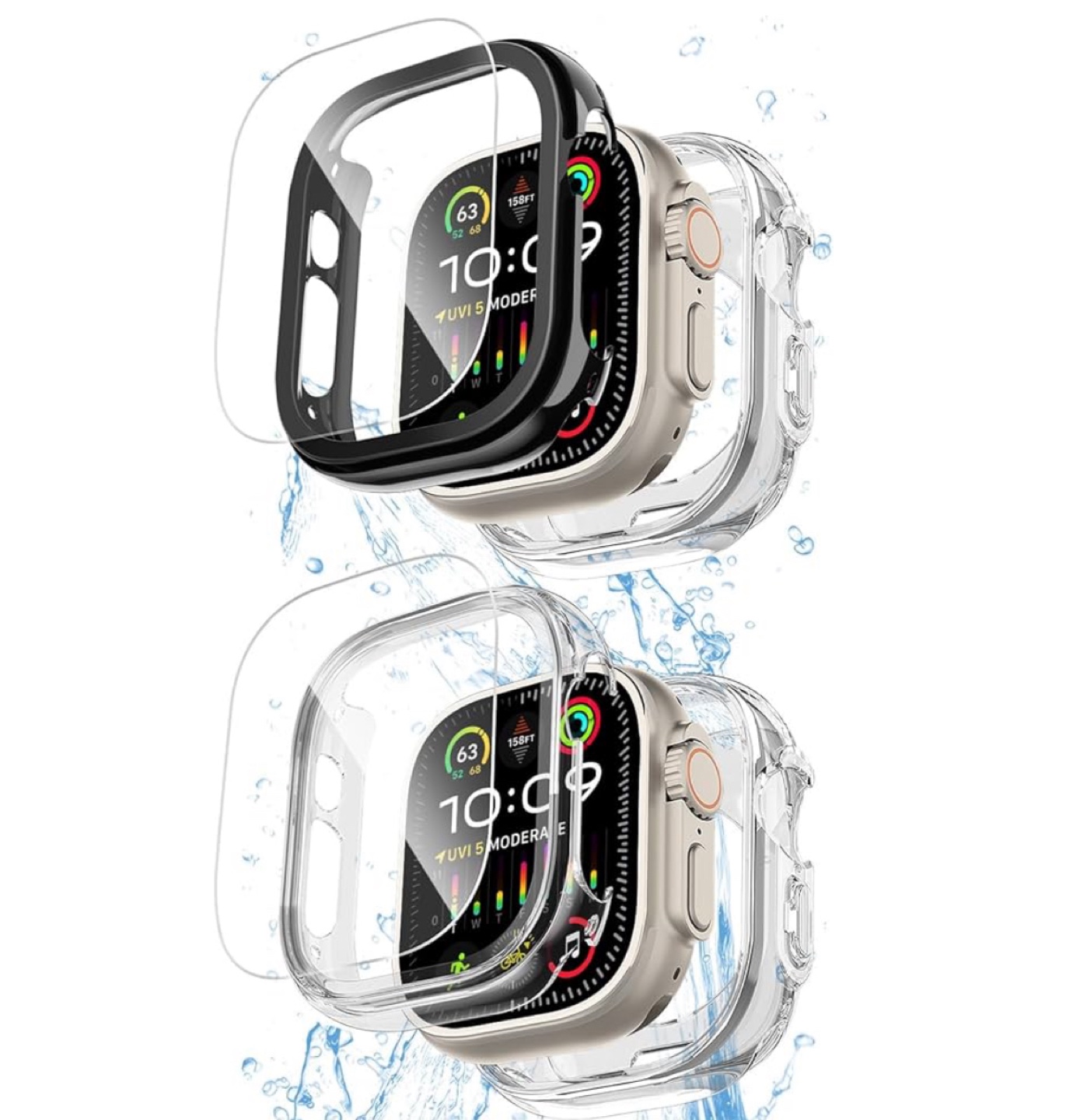COOLQO Apple Watch Waterproof Case - 2 Pack - photo 2