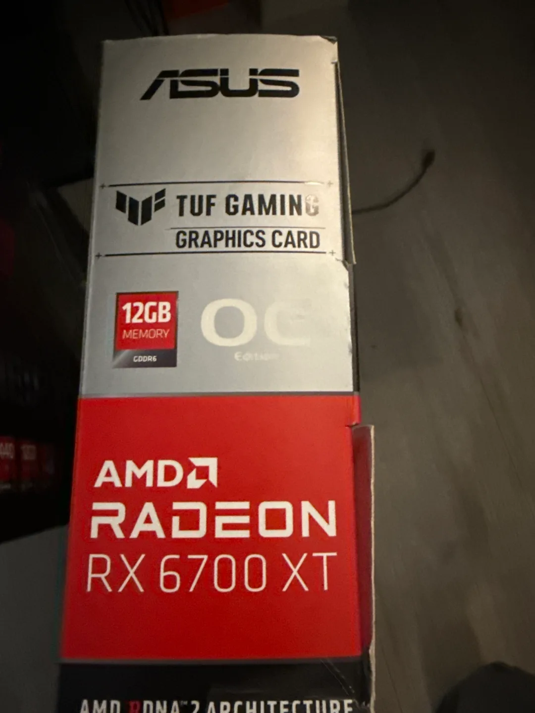 ASUS TUF Gaming AMD Radeon RX 6700 XT 12GB thumbnail