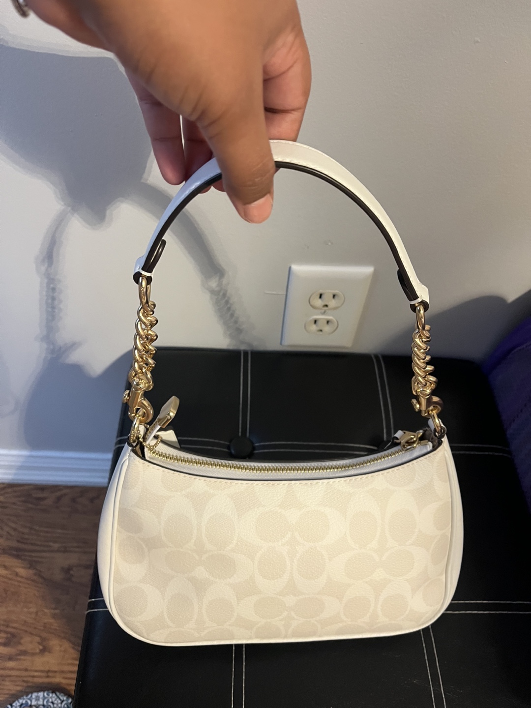 Coach Cream Jacquard Demi Baguette - photo 3
