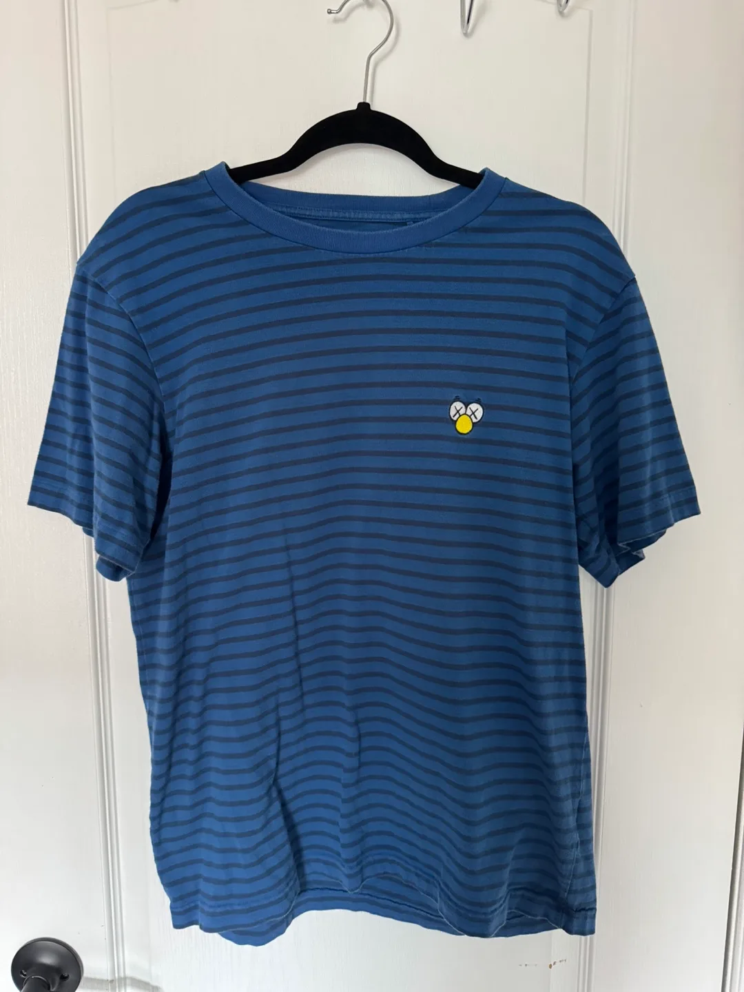 Kaws Uniqlo Striped Tee, Blue thumbnail
