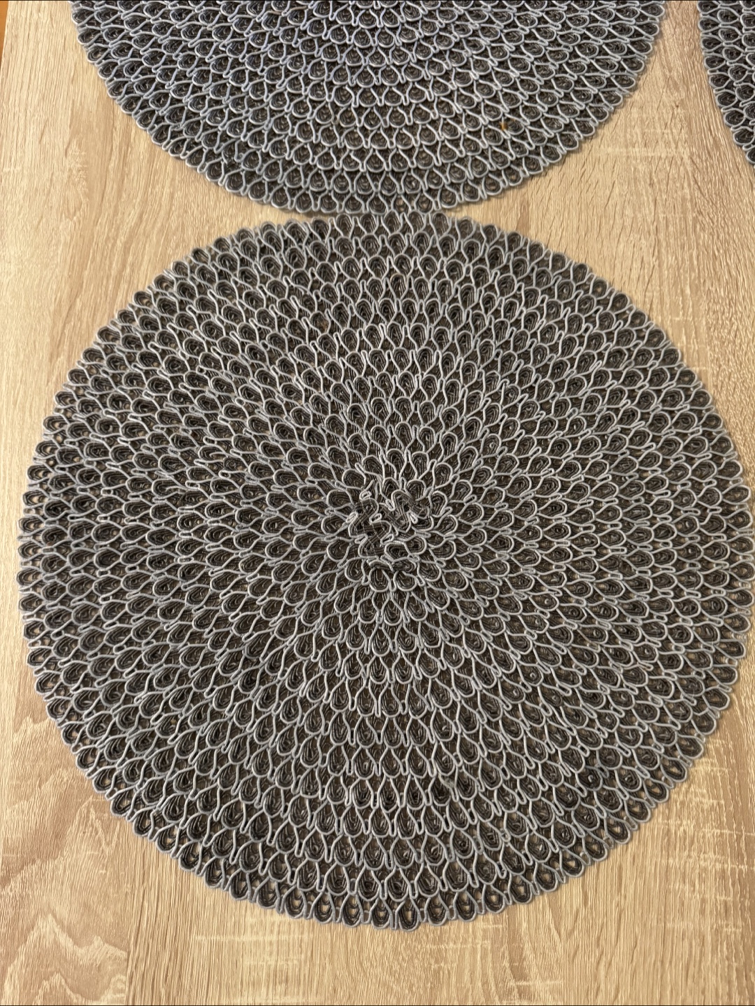 Round Woven Placemats - Set of 5