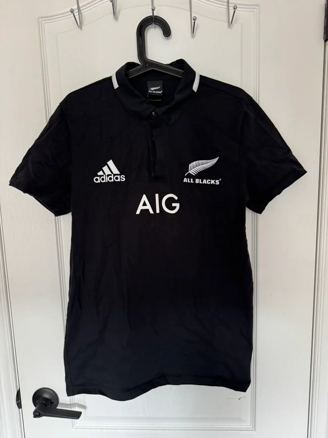 Adidas All Blacks Rugby Polo Shirt thumbnail