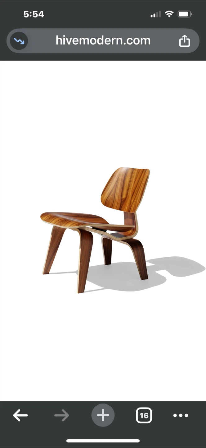 Eames Style Molded Plywood Lounge Chair - photo 3