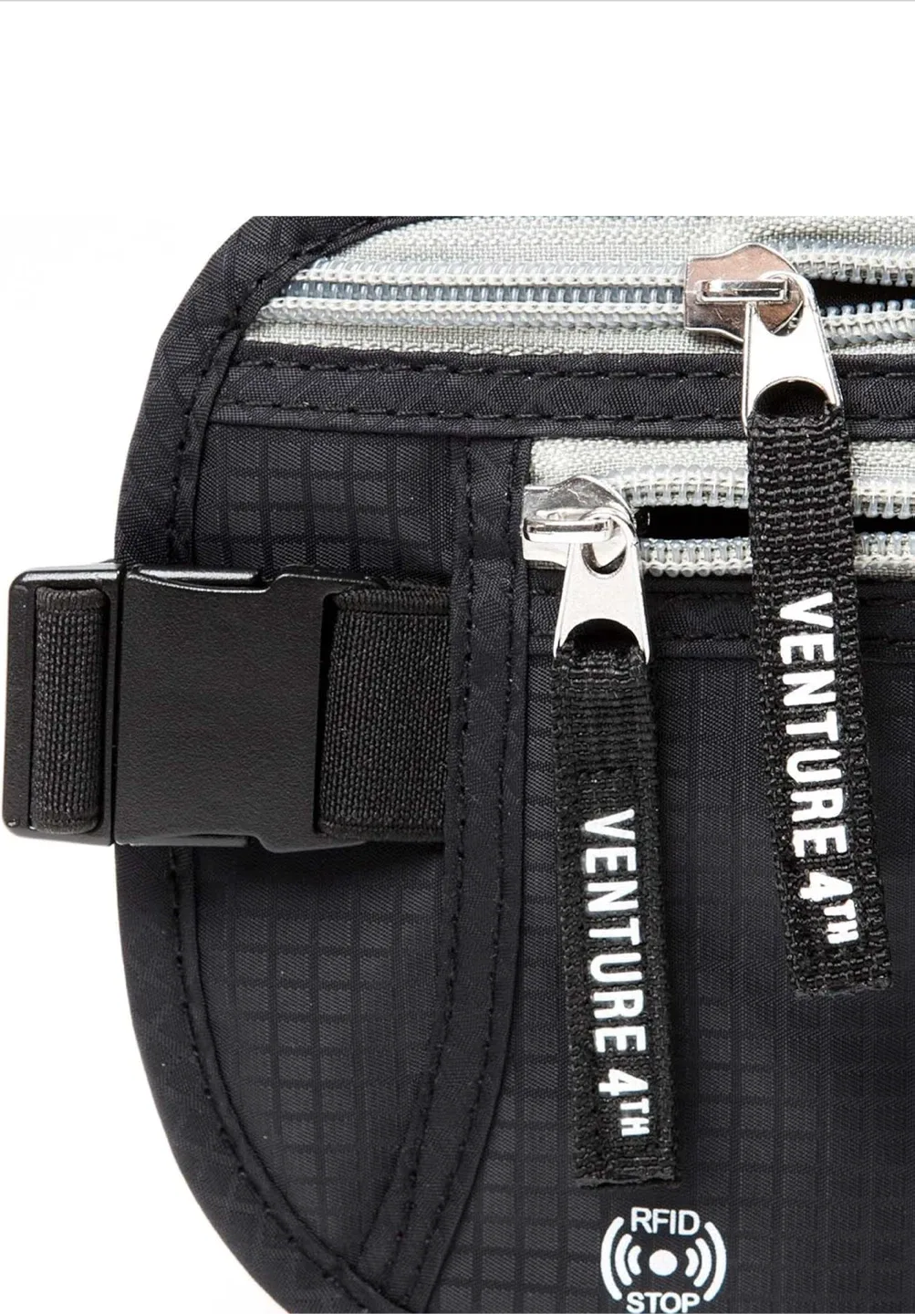 Venture 4th Black Travel Money Belt - New image indicator(4)
