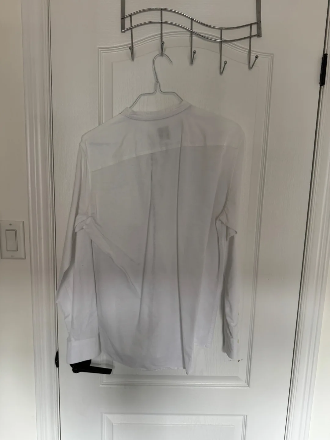 White Linen Long Sleeve Shirt image indicator(2)