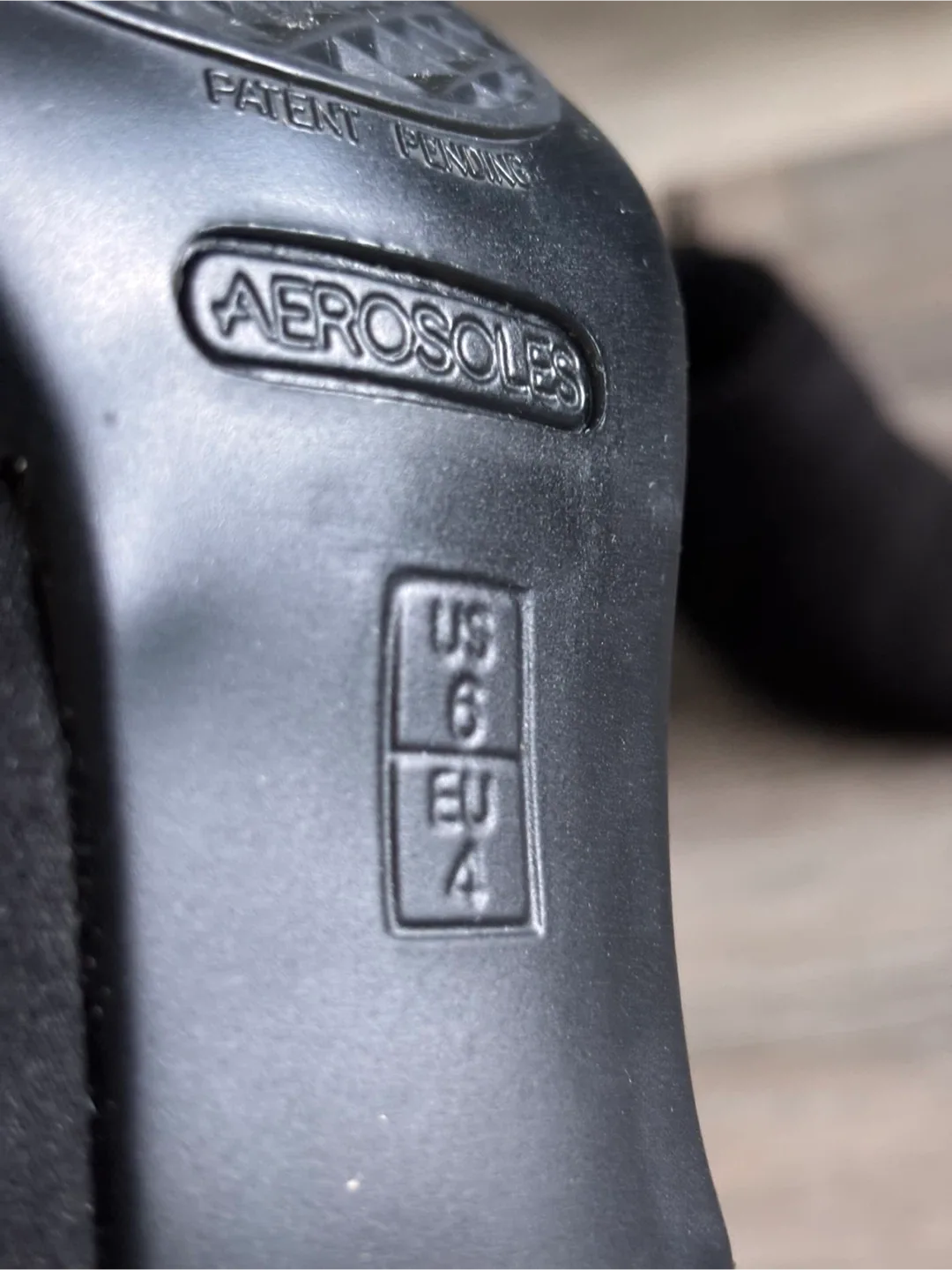 Aerosoles Black Suede Ankle Boots, Size 6 image indicator(5)