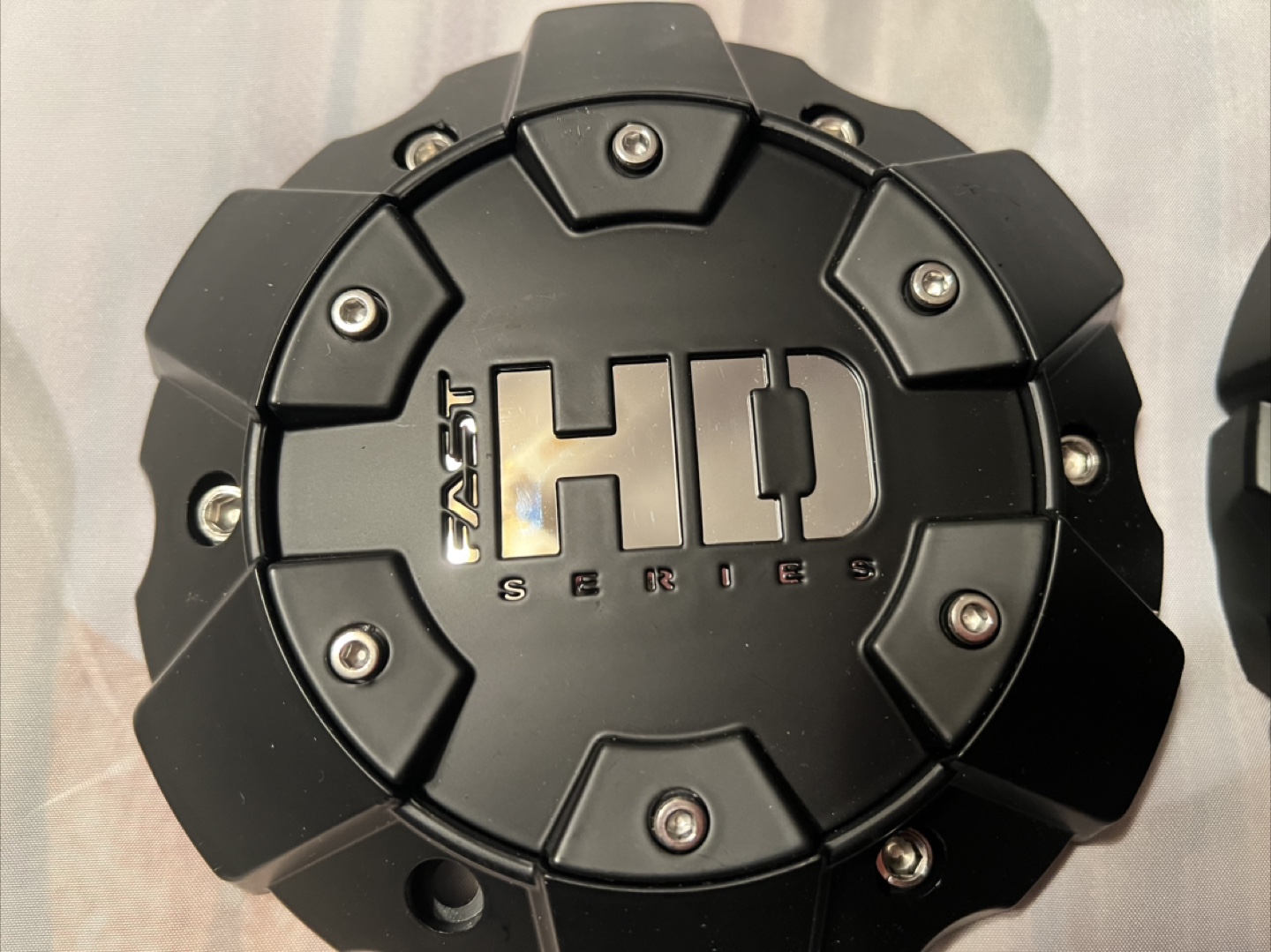 Fast HD Series Black Center Caps