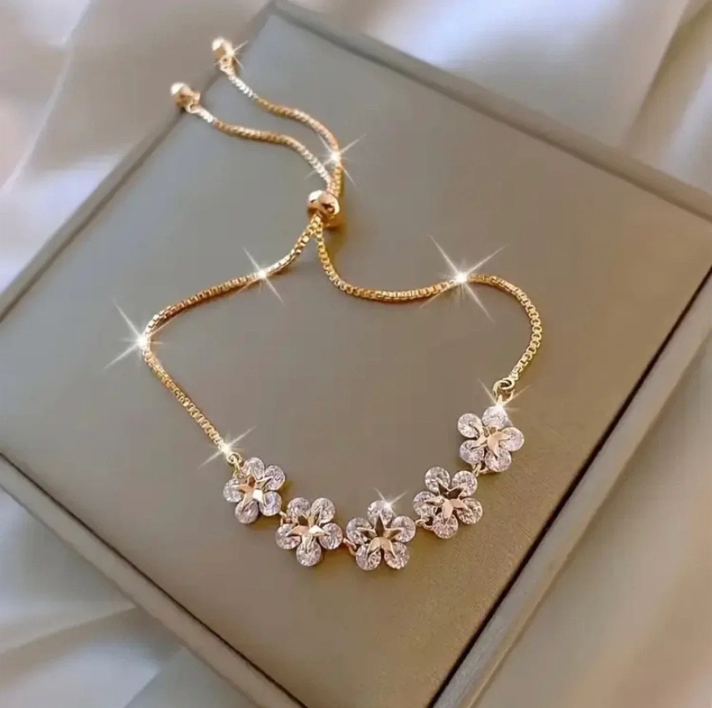 Golden Flower Bracelet thumbnail