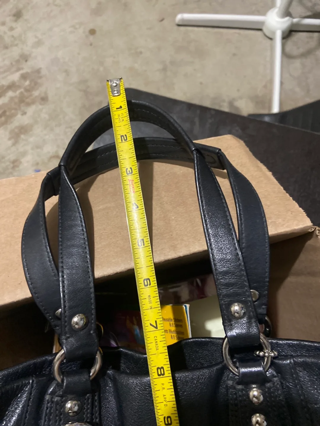 Coach Black Leather Shoulder Bag image indicator(4)