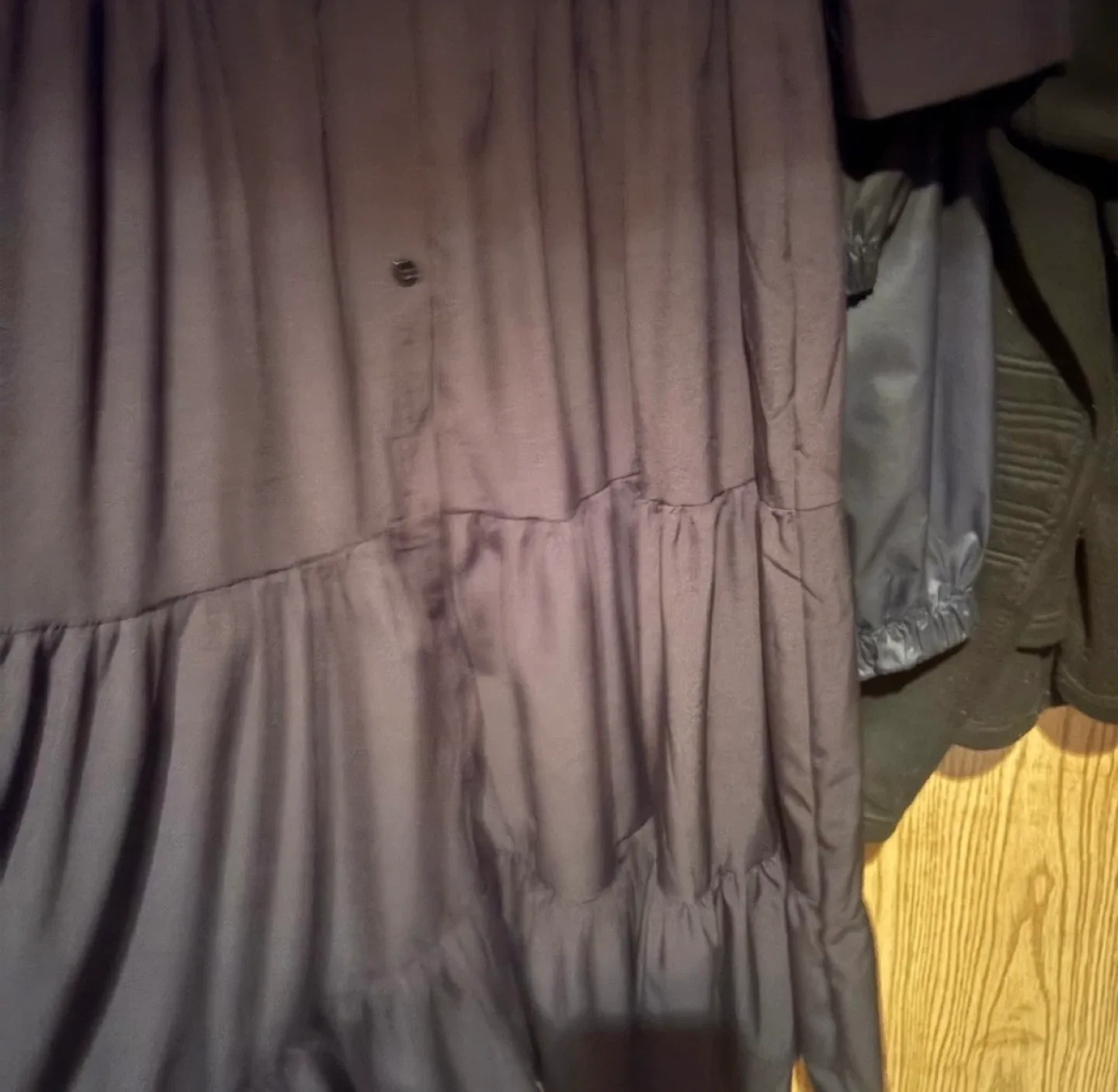 Elegant Black Button-Down Maxi Dress image indicator(5)