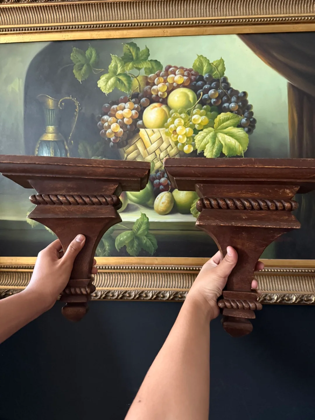 Pair of wood shelves (price firm) thumbnail