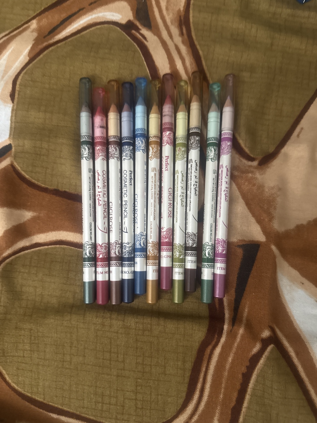 Gigi Rose Cosmetic Pencils - Assorted Colours