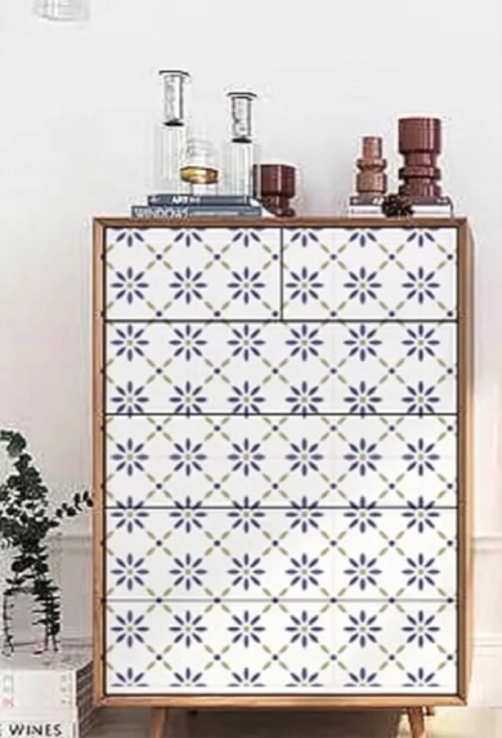 Wallderful Blue Abstract Wallpaper image indicator(5)