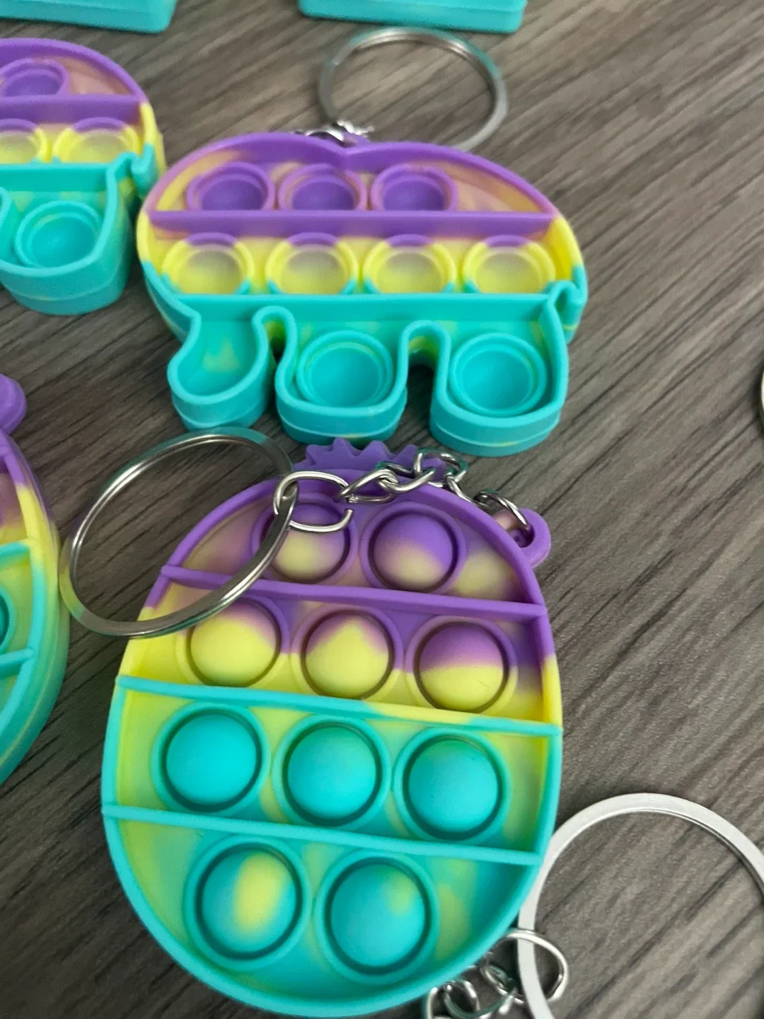 Pop It Fidget Keychains - Assorted Shapes image indicator(10)