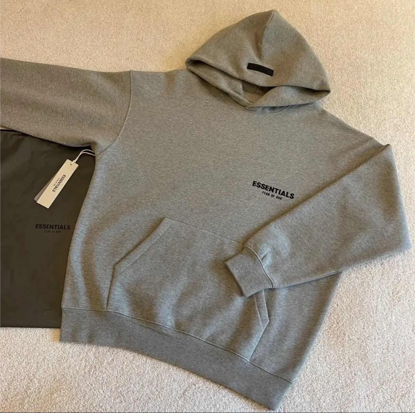 **Essentials Dark Oatmeal Hoodie**‼️ - photo 2