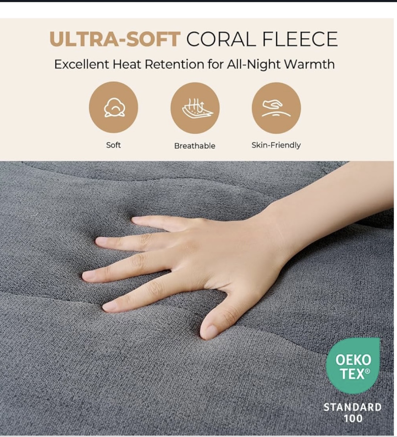 Kozyus HEATED MATTRESS PAD - photo 2