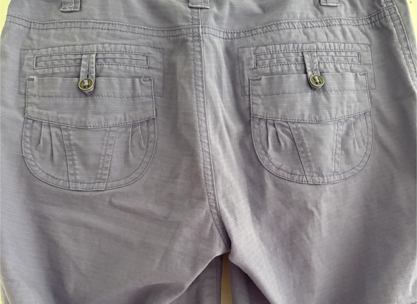 Tribal Purple Cargo Capri Pants! Size 4 image indicator(2)