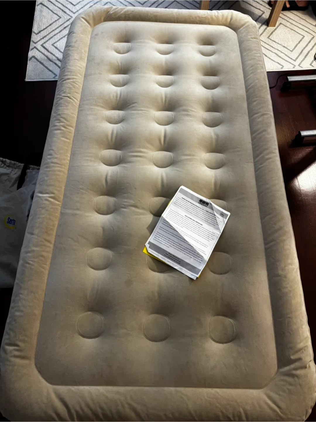 Serta Raised Airbed with Built-in AC Pump thumbnail
