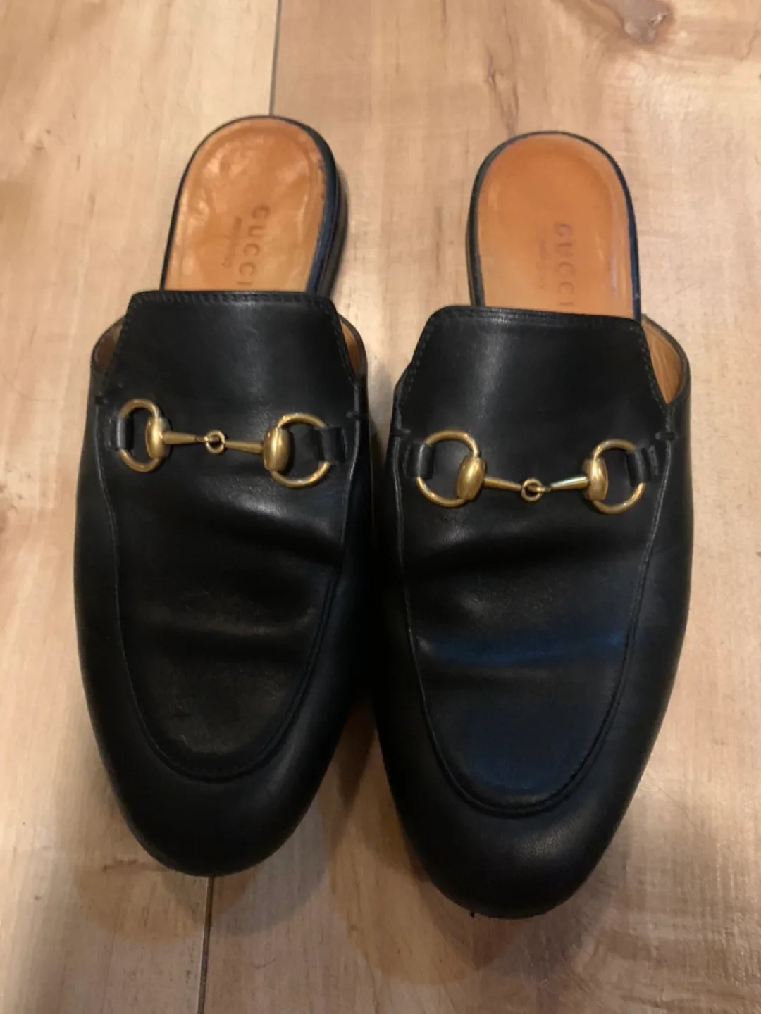 Gucci Princetown Leather Mules, Size 36 image indicator(6)