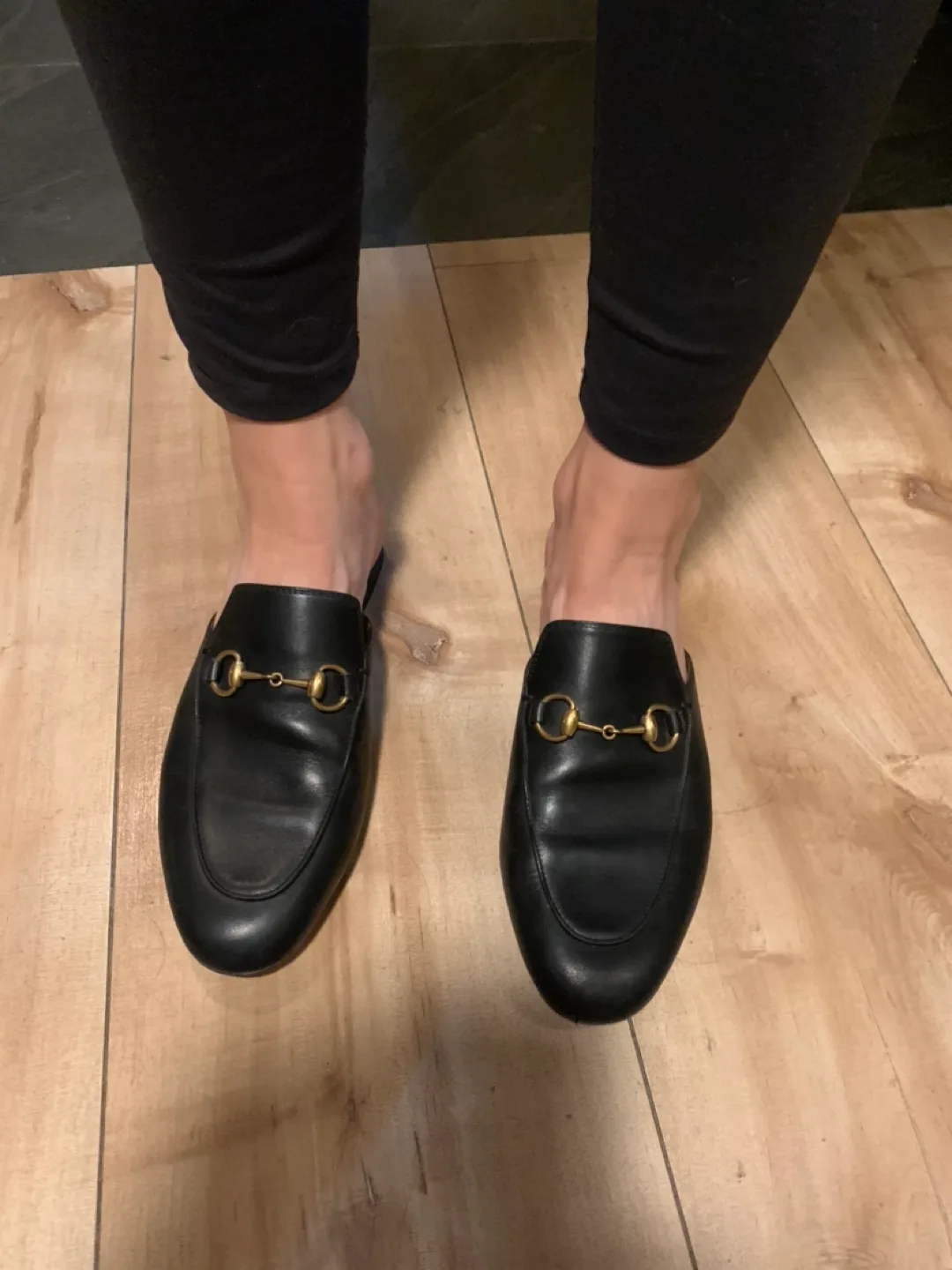 Gucci Princetown Leather Mules, Size 36 image indicator(2)