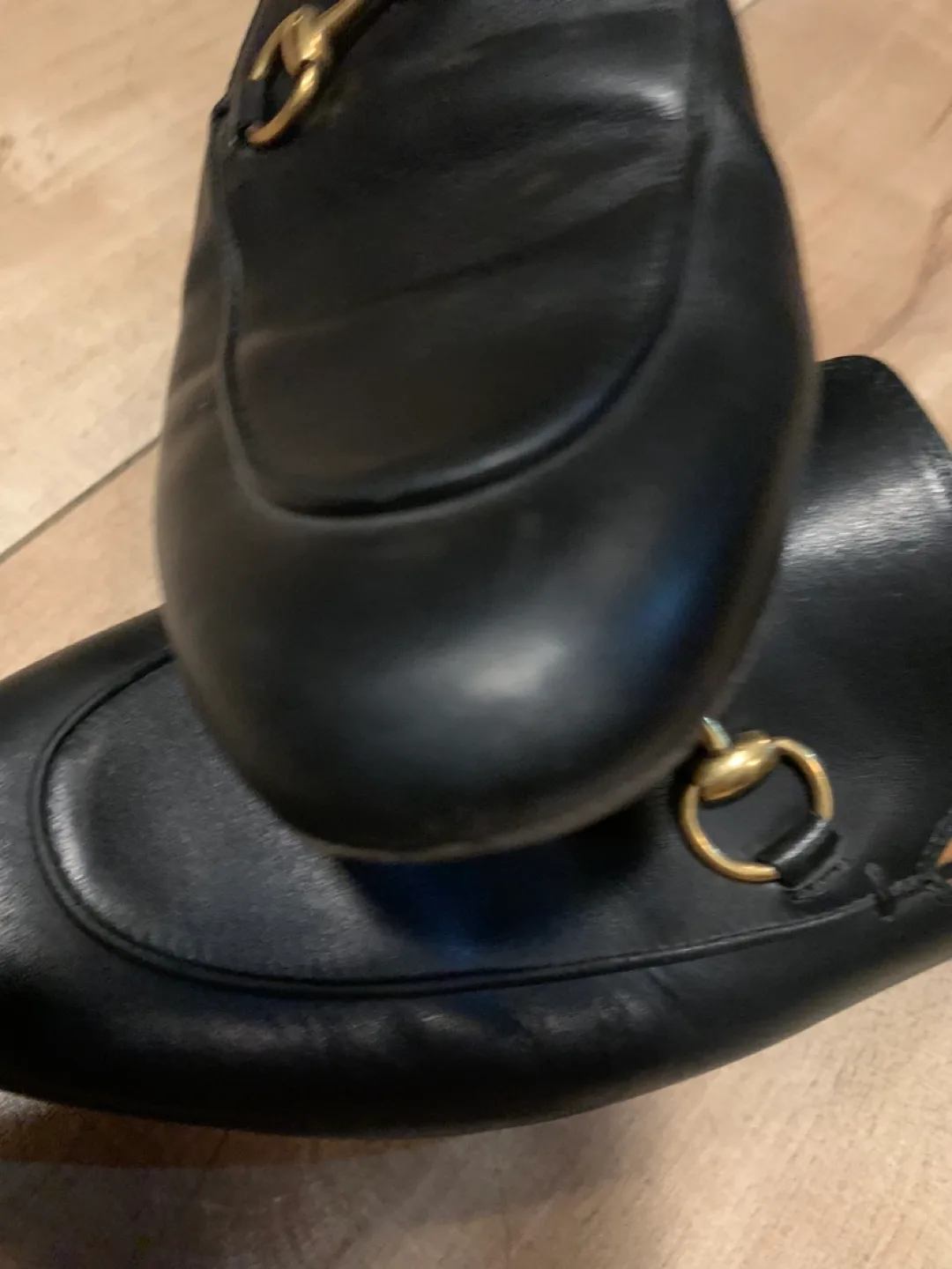 Gucci Princetown Leather Mules, Size 36 image indicator(10)
