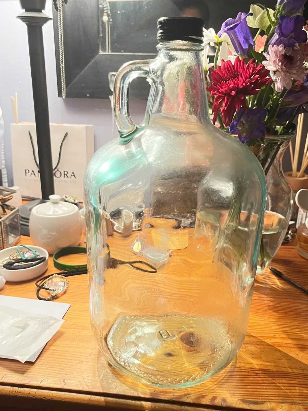 Glass Jug with Handle thumbnail