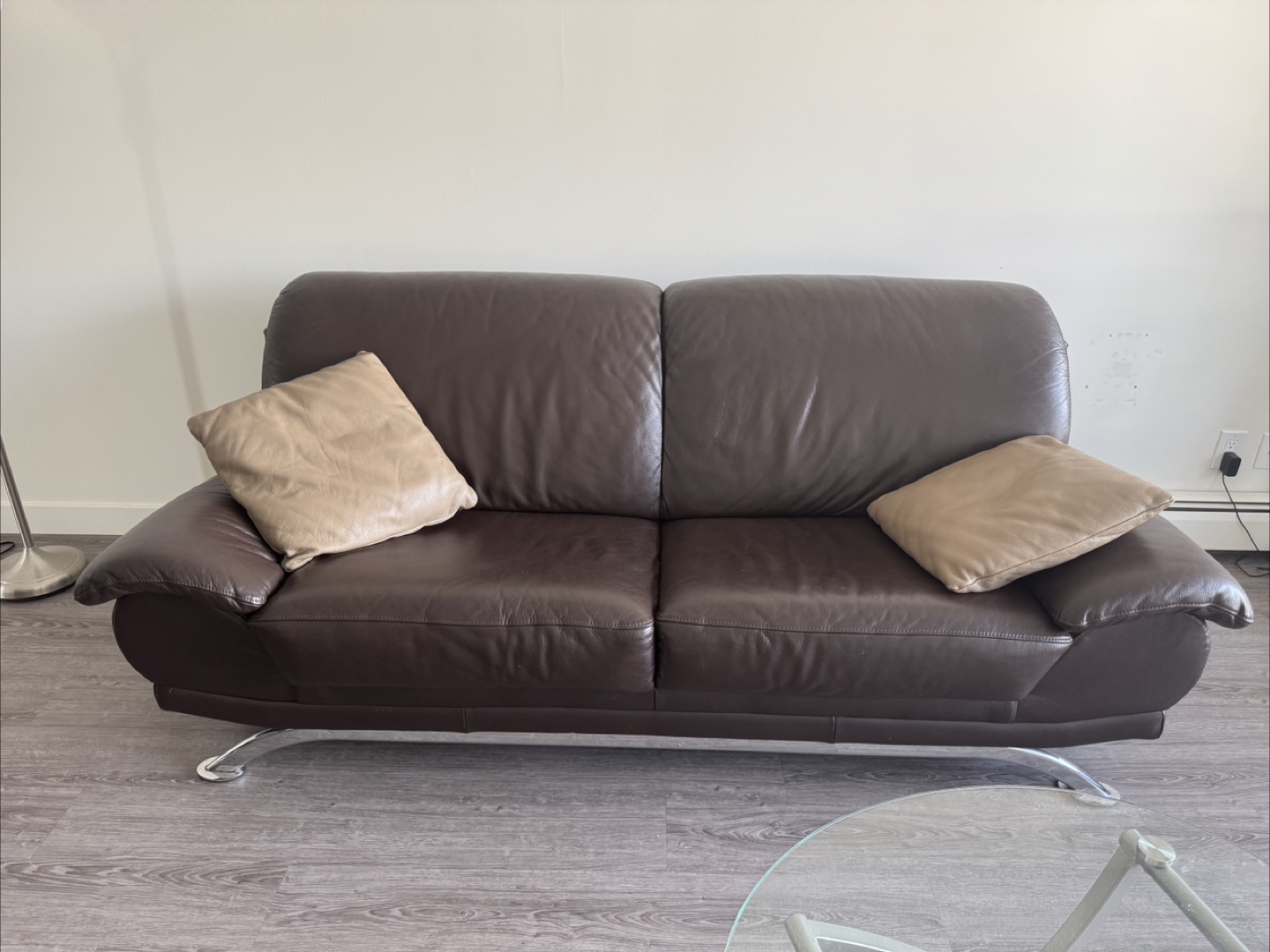 Palliser Brown Leather Sofa - photo 2
