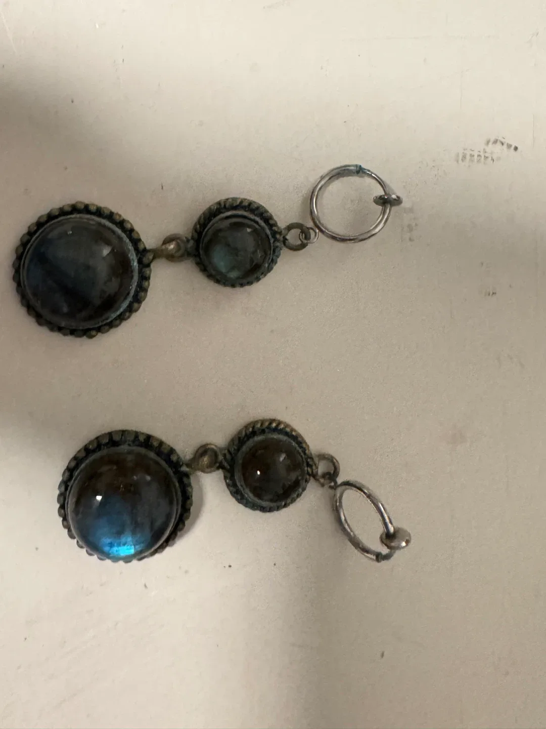 Drop Earrings with Labradorite thumbnail