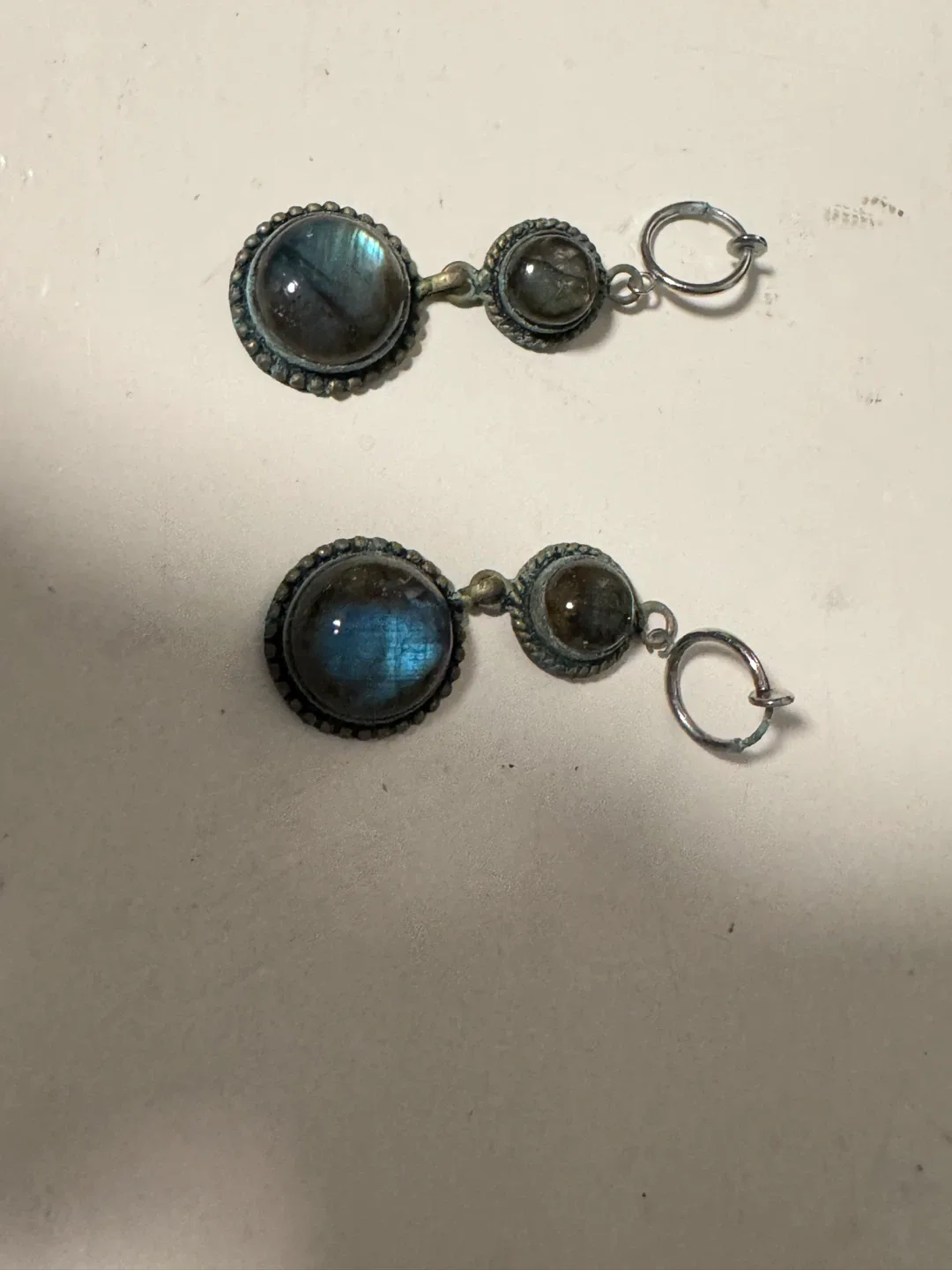 Drop Earrings with Labradorite image indicator(2)