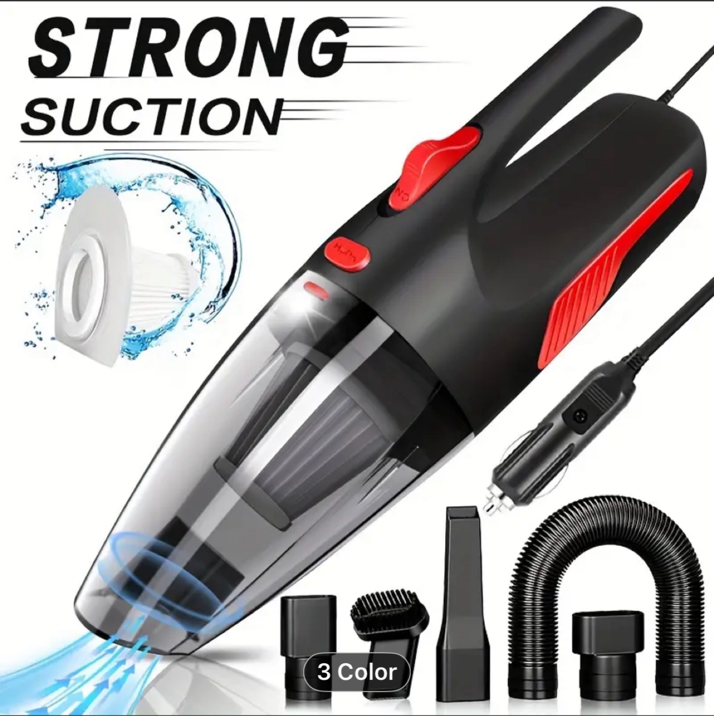 Mini Handheld High-Power Car Vacuum Cleaner - photo 4