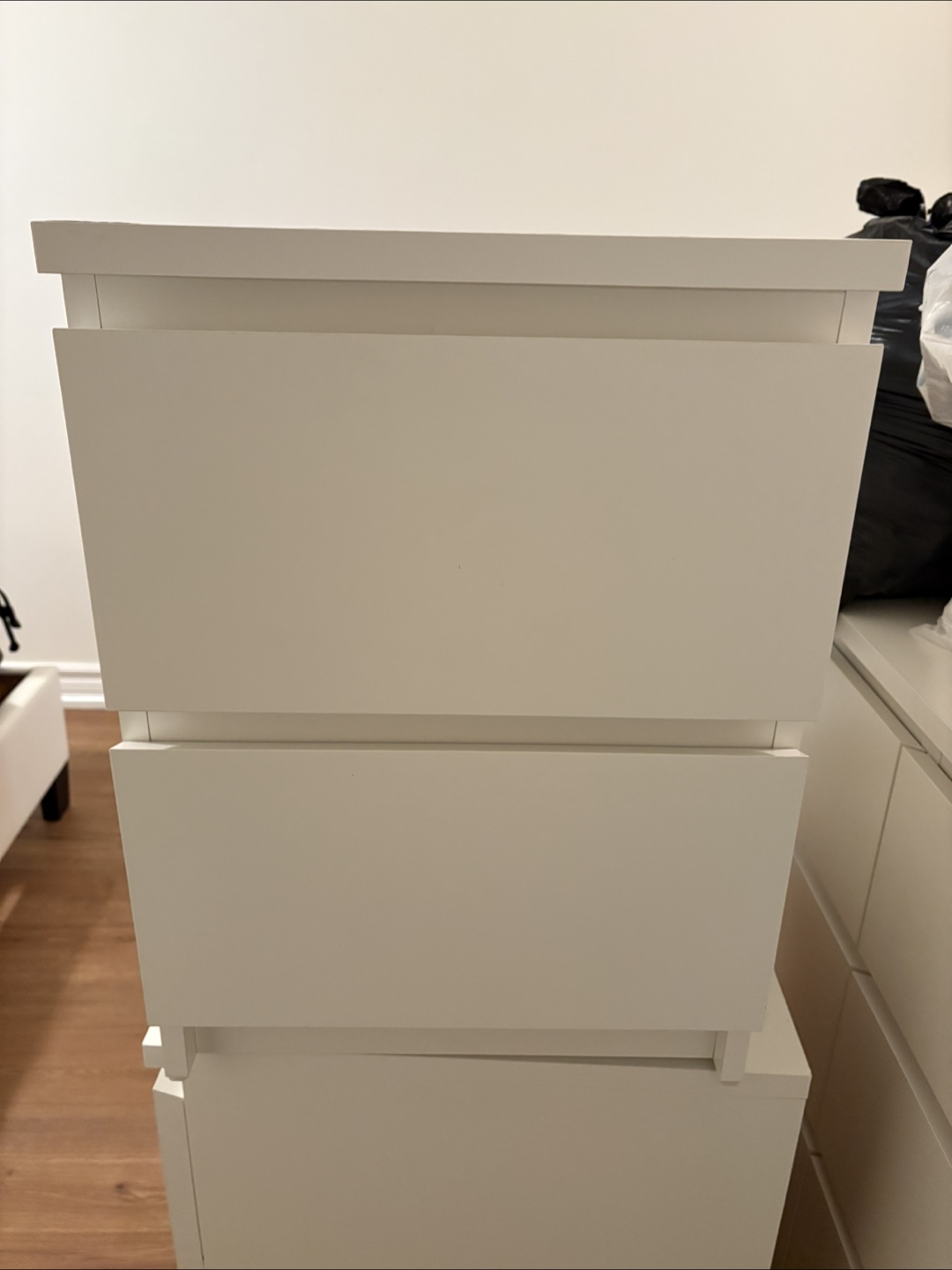 2 White 2-Drawer Dresser - photo 2