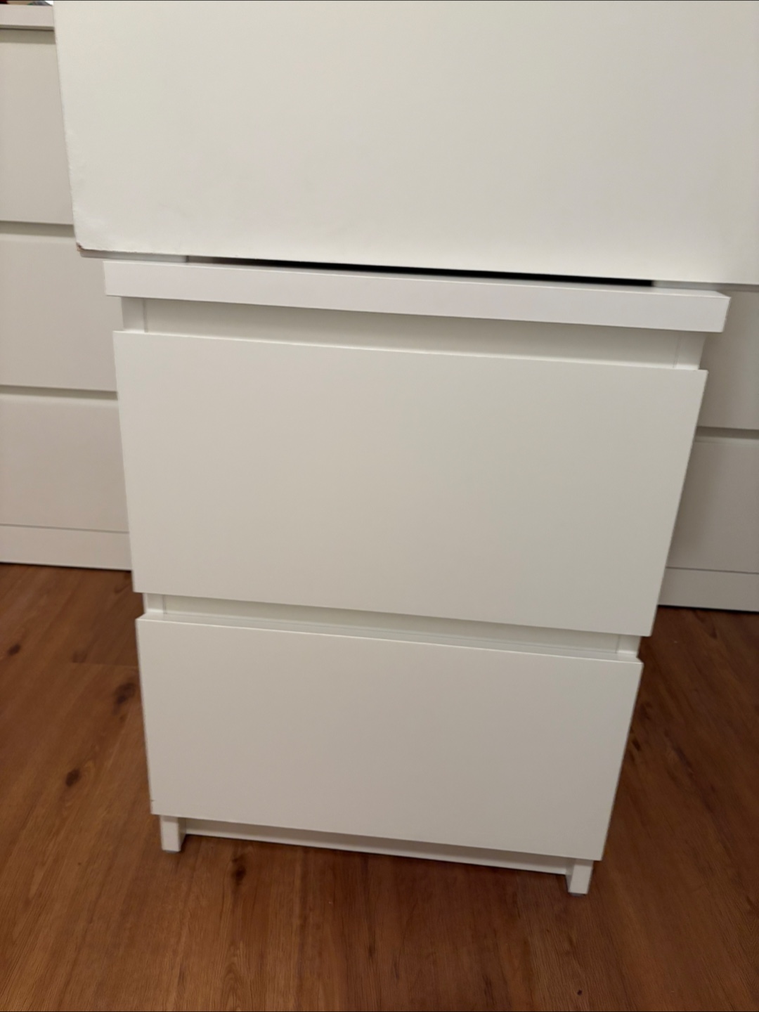 2 White 2-Drawer Dresser - photo 3