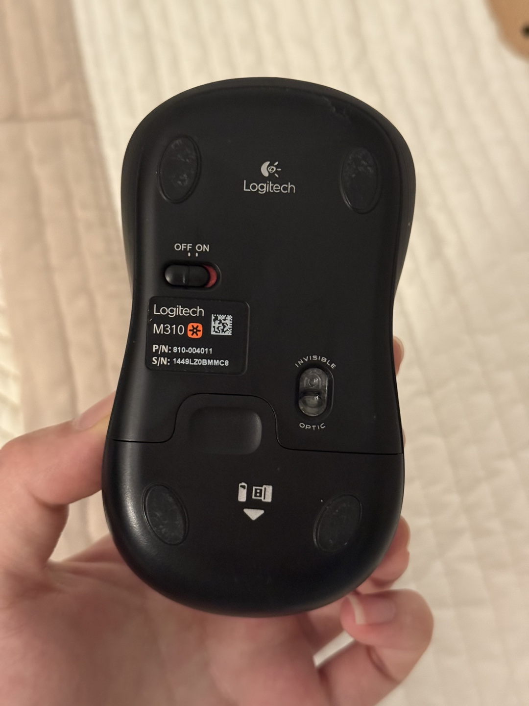 Logitech M310 Wireless Mouse - Blue - photo 2