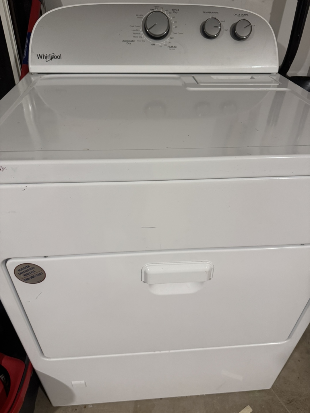 Whirlpool dryer - photo 2